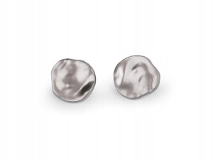 Guziki metalowe fi 21 mm srebrny (5szt) 120701 