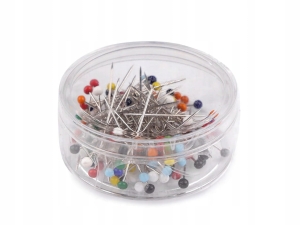Szpilki ze szklaną główką 32 mm 100 szt. 14,8 gr 030105