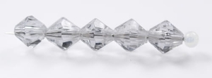 Korale Akrylowe Diamentowe 5 mm ( 50 szt )