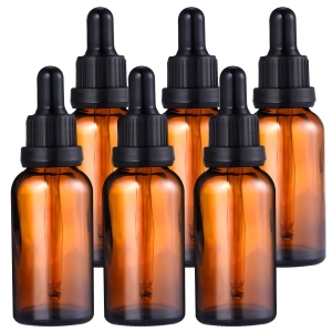 Butelka szklana brązowa 30ml z pipetą x 5szt