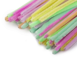 Druciki kreatywne florystyczne 30szt pastelowe 6 mm 30szt. 940352