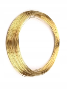 Drut miedziany, lakierowany 0,18 mm ZŁOTY 20 mb