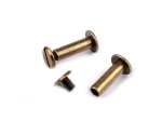 Śruba introligatorska 20 mm stary mosiądz 10 sztuk 750724