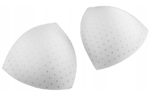 Wkładki do stroju kąpielowego perforowane rozmiar 46 białe (para)