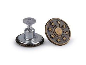 Guzik metalowy jeans 17 mm mosiądz 20 szt. 110992