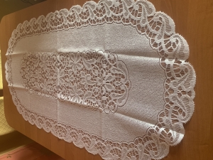 Serwetka żakardowa 207461/60y biała - 60 x 120 cm.