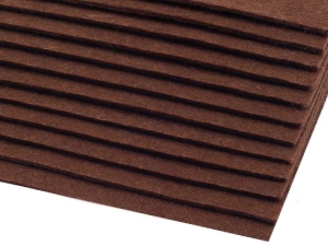 Filc 3 mm 20 x 30 Brązowy 2szt. 