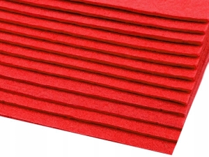 Filc 3 mm 20 x 30 CZERWONY 2szt.