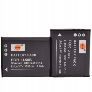 Zestaw baterii Olimpus L-50B Stylus wymienna DSTE