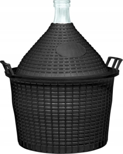 Balon butla do wina 25L w koszu gąsior B25 Browin
