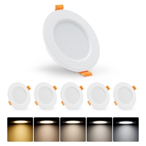 Yafido Oświetlenie sufitowe REFLEKTORY SUFITOWE LED 5 szt. 7W 600lm IP54