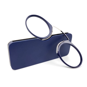 Okulary do czytania mini lekkie przenośne KoKoBin unisex +1.50 niebieskie