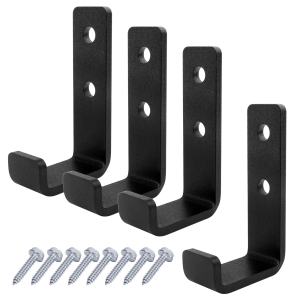 4x HACZYKI NA ŚCIANĘ HAKI UCHWYTY ŚCIENNE DO WARSZTATU GARAŻU WYTRZYMAŁE