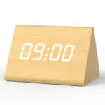 aboveClock Cyfrowy budzik LED zegar stołowy z 3 alarmami zasilany USB