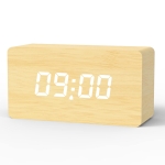 Zegar budzik aboveClock cyfrowy ładowany przez USB LED, 3 alarmy Beż
