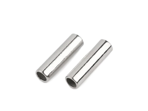 Końcówki do sznurka 780700 metalowe srebrne 5 mm 2 szt.