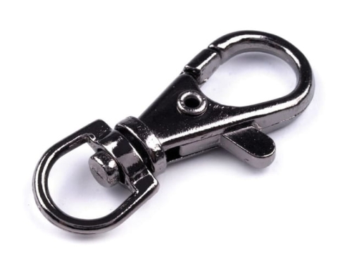 karabińczyk 10 mm ciemny nikiel