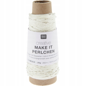 Włóczka Rico Design Creative Make It Perlchen 001 Ecru