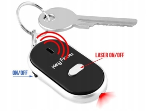 Lokalizator kluczy na gwizd – Key Finder czarny