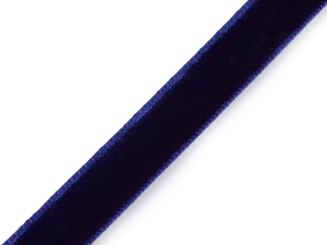 Tasiemka aksamitka szerokość 10 mm paryski niebieski 1 mb