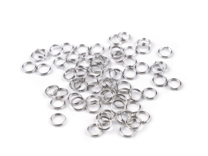 Ogniwko łączące podwójne 8 mm 100 g srebrny nikiel