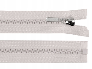  Zamek błyskawiczny kostkowy 5 długość 70 cm szary 590492