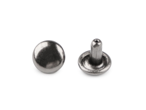 Nity metalowe Stoklasa 7 mm puste dwustronne czarny nikiel 100 szt. 630527