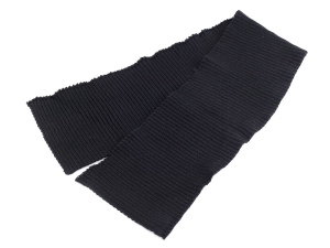 Ściągacz elastyczny żebrowany grubszy szerokość 14 cm czarny