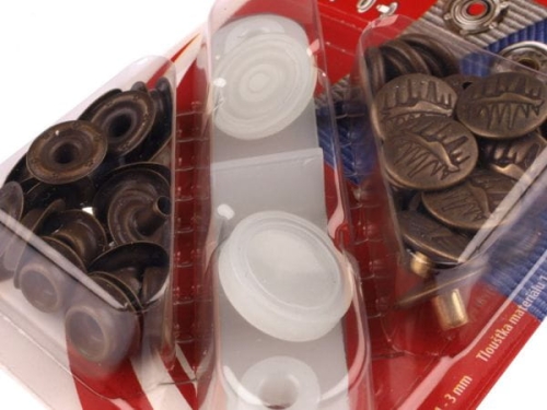 napy zatrzaski stary mosiadz fi 15