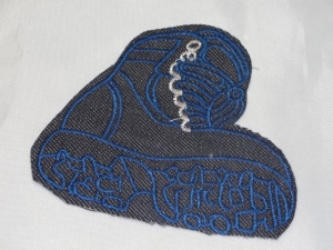 Łatka / naprasowanka buty ( 1 szt )