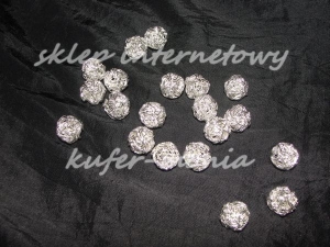 Koraliki Metalowe, 10 mm, 20szt, wzór 0099,