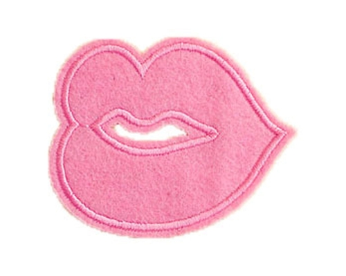 łatka na klej usta różowe w sprzedaży w hurtownii pasmanteria i dodatków krawieckich w Szczecinie na ulicy Włościańskiej. lub na www.kufer-monia.com.pl