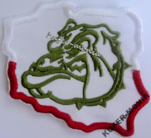 Naszywka Polska Bulldog 
